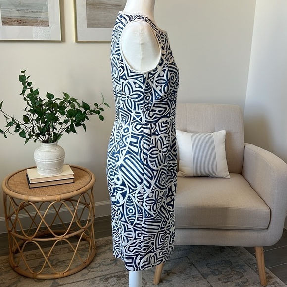 Lafayette 148 New York Sleeveless Full Front Zipper Mini Sheath Dress Size 2 - Picture 5 of 17